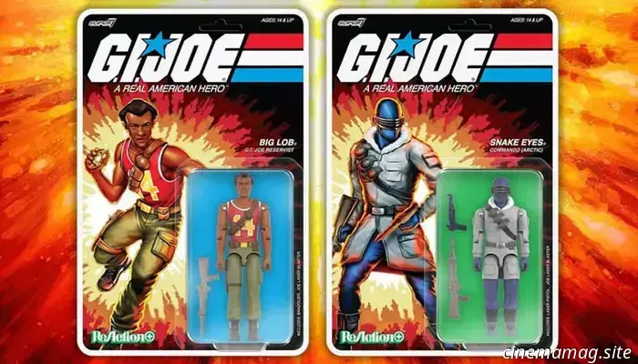 Arctic Destro, Arctic Snake Eyes, Big Lob e Pythona si uniscono alla linea di action figure G.I. Joe: ReAction+ di Super7.