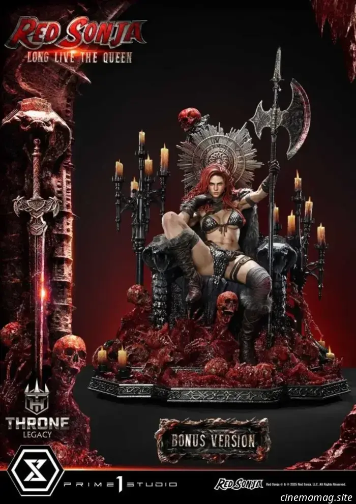 Red Sonja: la statua da collezione «Lunga vita alla regina» svelata da Prime 1 Studio
