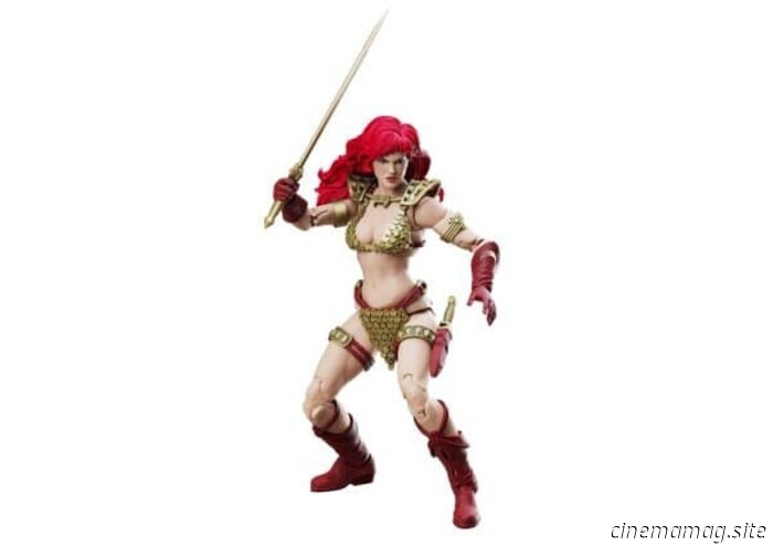 Boss Fight Studio has unveiled the Epic H.A.C.K.S. figure of Red Sonja (Red and Gold Version).