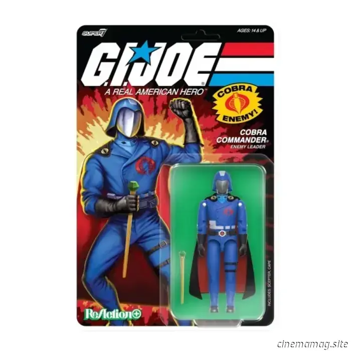 Super7 G.I. Joe Reaction+ Series Wave 6 incorpora a Cobra Commander, Snake Eyes, Scarlett y Mara