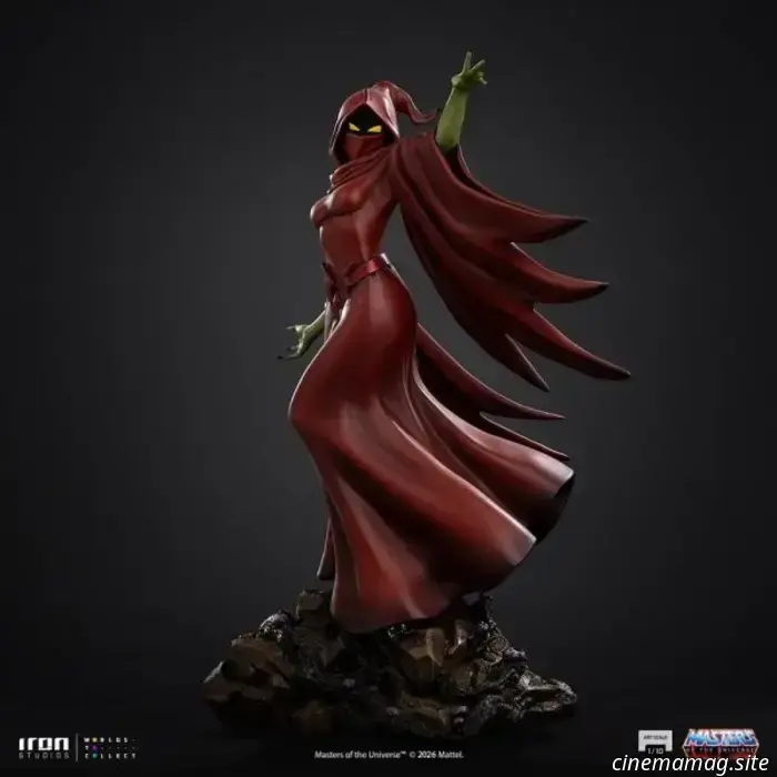 Shadow Weaver becomes a part of Iron Studios' collectible statue series for Masters of the Universe.