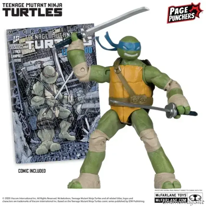 McFarlane svela i nuovi Page Punchers delle Tartarughe Ninja
