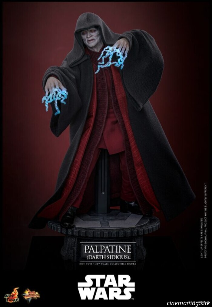 Reveal the Dark Side with Hot Toys' sixth scale figure of Palpatine (Darth Sidious) from Star Wars: Revenge of the Sith.