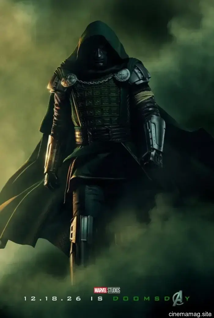 Vengadores: Doomsday Doctor Doom en la Estatua de Escala de Arte en el Trono presentada por Iron Studios