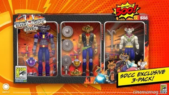 The Nacelle Company has revealed exclusive Biker Mice From Mars items for SDCC.
