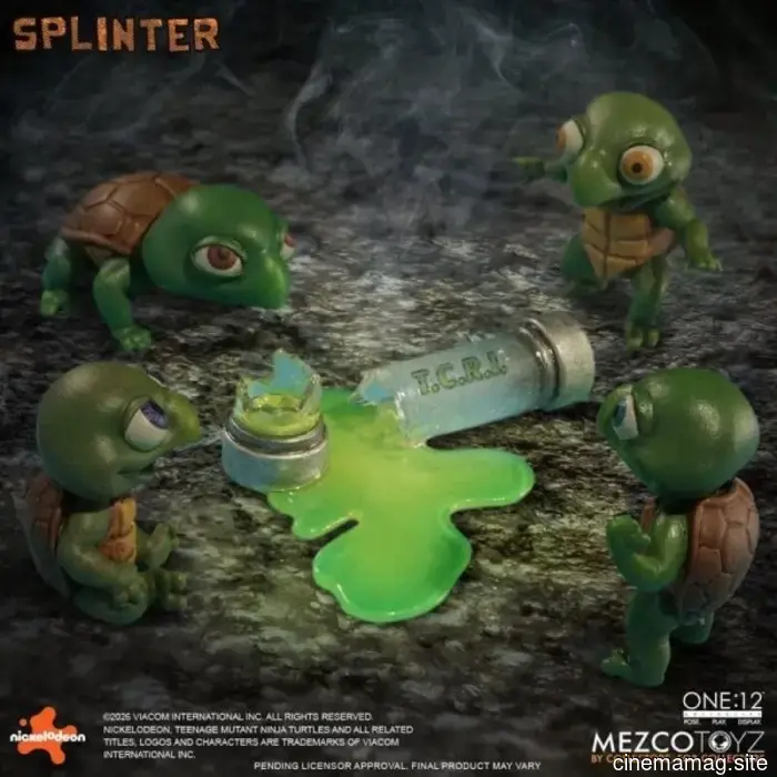 Teenage Mutant Ninja Turtles One:12 Collective figura d'azione Splinter svelata da Mezco Toyz