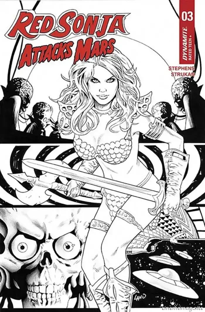 Dai un primo sguardo a Red Sonja Attacks Mars #3 con anteprima sneak peek