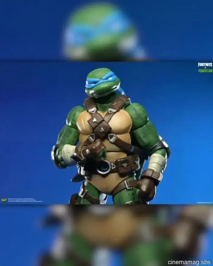 Leonardo e Raffaello si uniscono alla linea di action figure Fortnite x Teenage Mutant Ninja Turtles di NECA.
