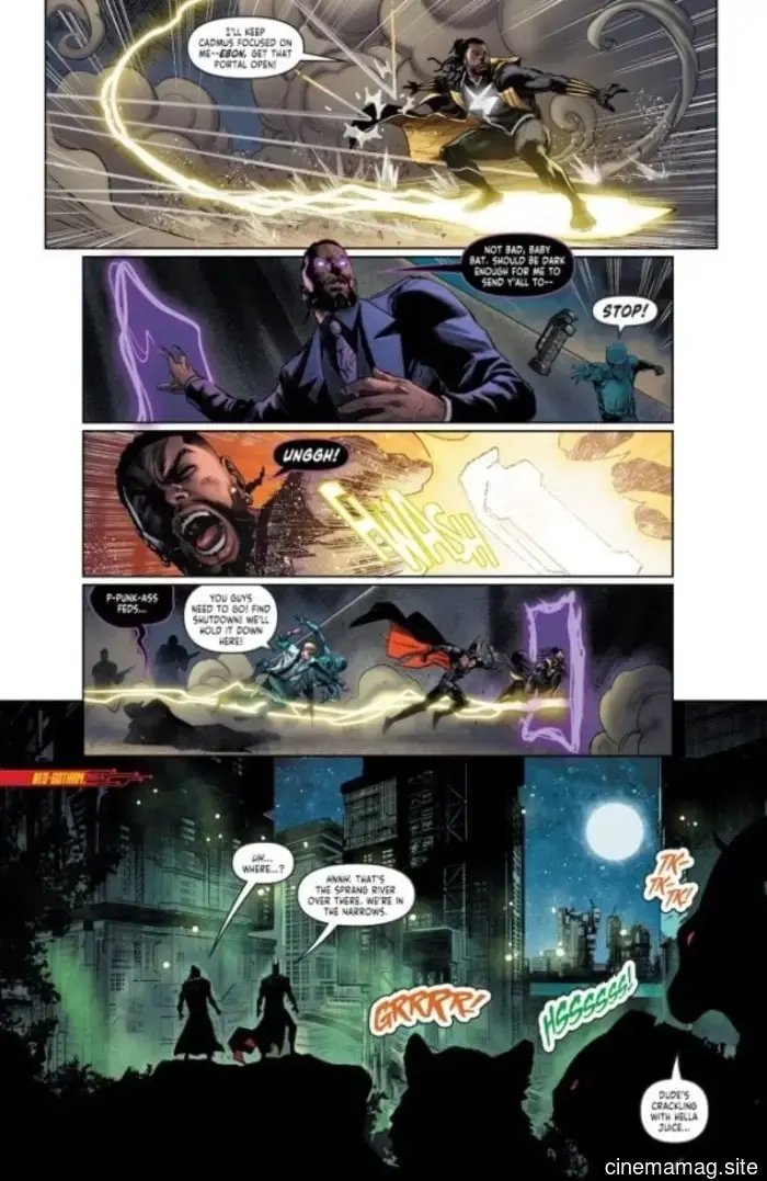 Предварительный просмотр комикса – Бэтмен/Статик: За пределами #5