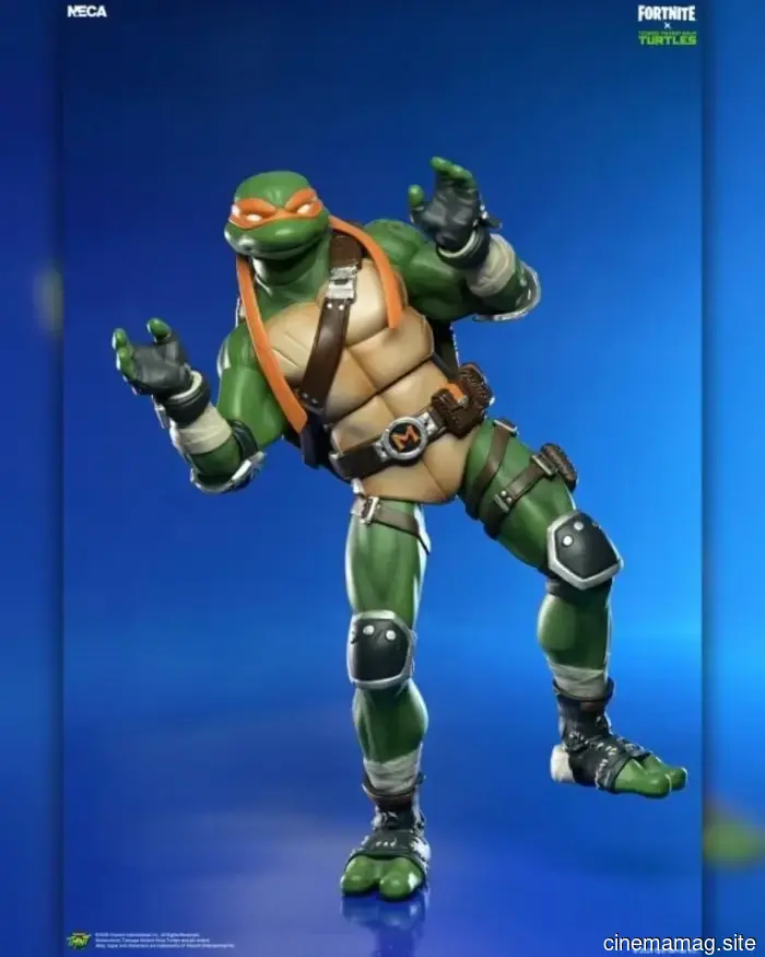 Donatello and Michelangelo are set to be added to NECA's action figure collection that features Fortnite and Teenage Mutant Ninja Turtles.