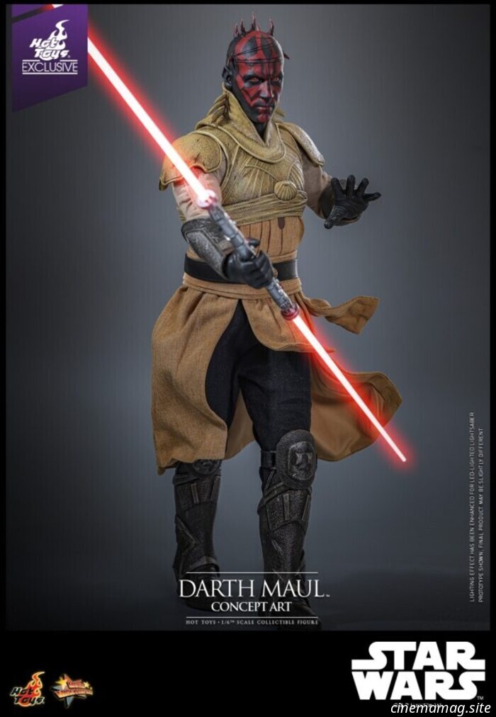 Star Wars Darth Maul (Concept Art) sesta scala figura svelato da Hot Toys