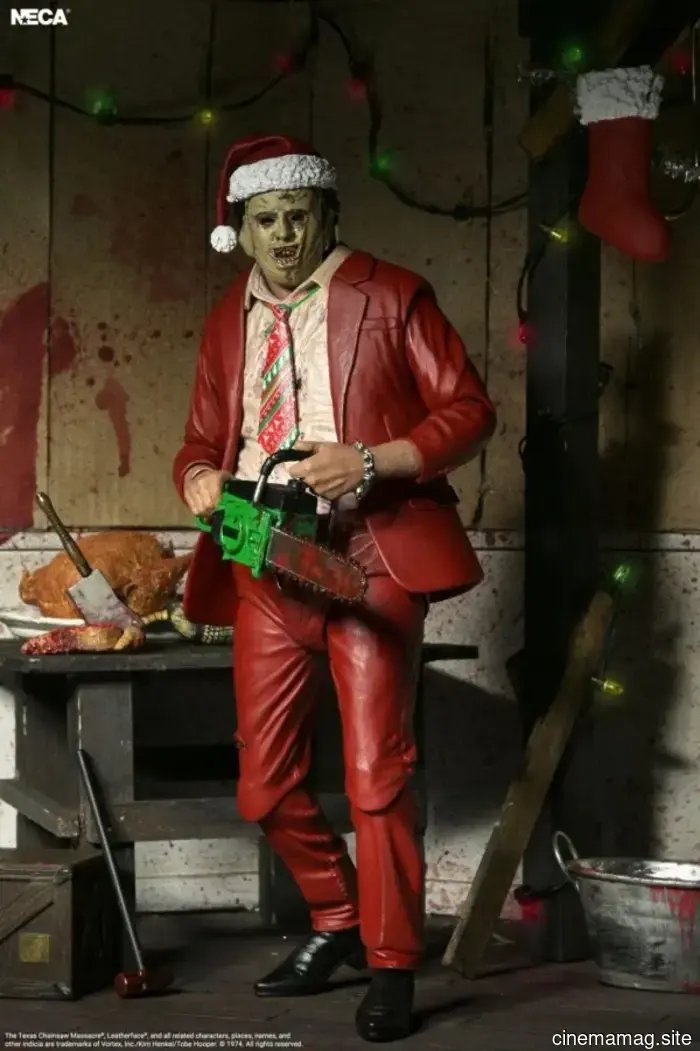 Santa Leatherface is now part of NECA's Texas Chainsaw Massacre action figure series.