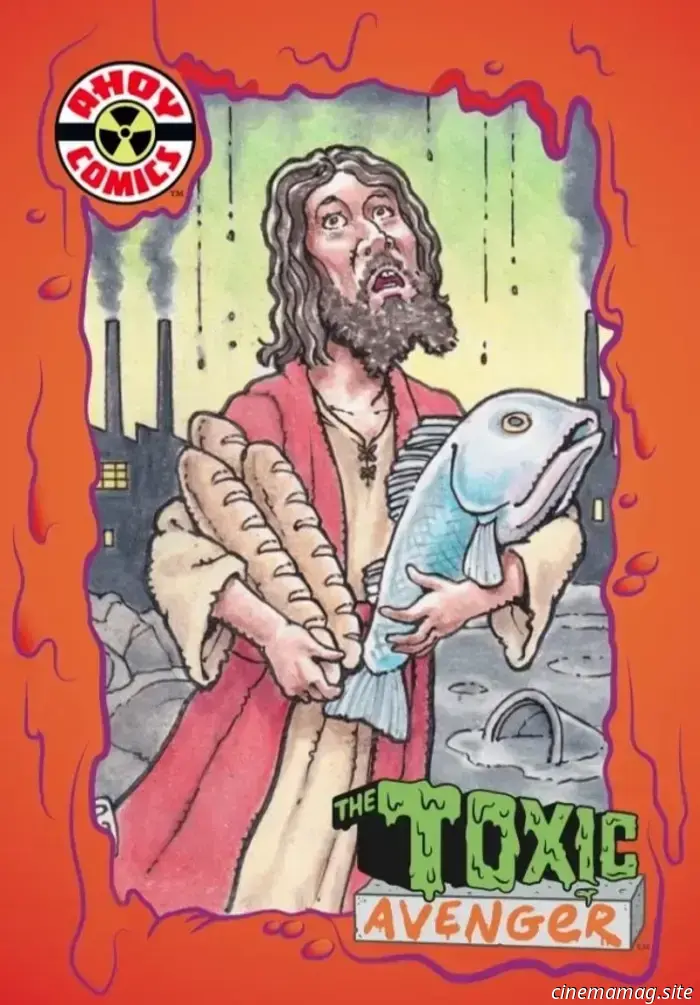 Тэги Toxic Avenger с Иисусом Христом в предварительном просмотре Toxie Team-Up #1