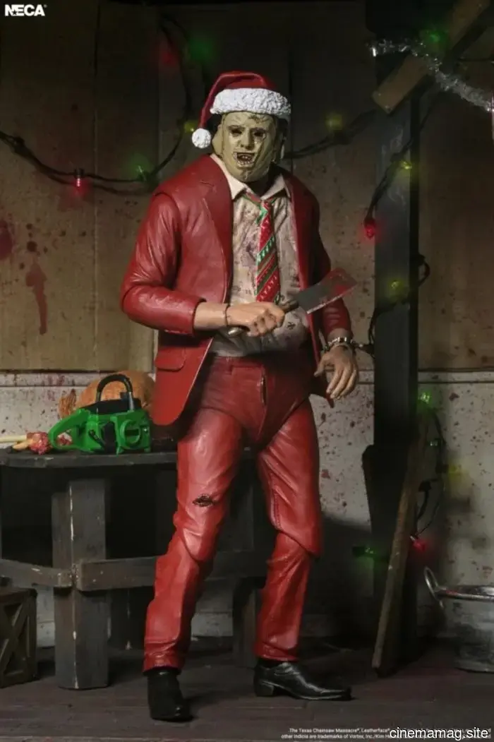 Santa Leatherface is now part of NECA's Texas Chainsaw Massacre action figure series.