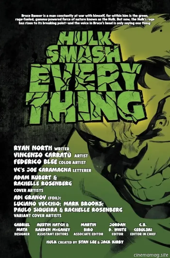 Anteprima del fumetto – Hulk: Distruggi tutto #1