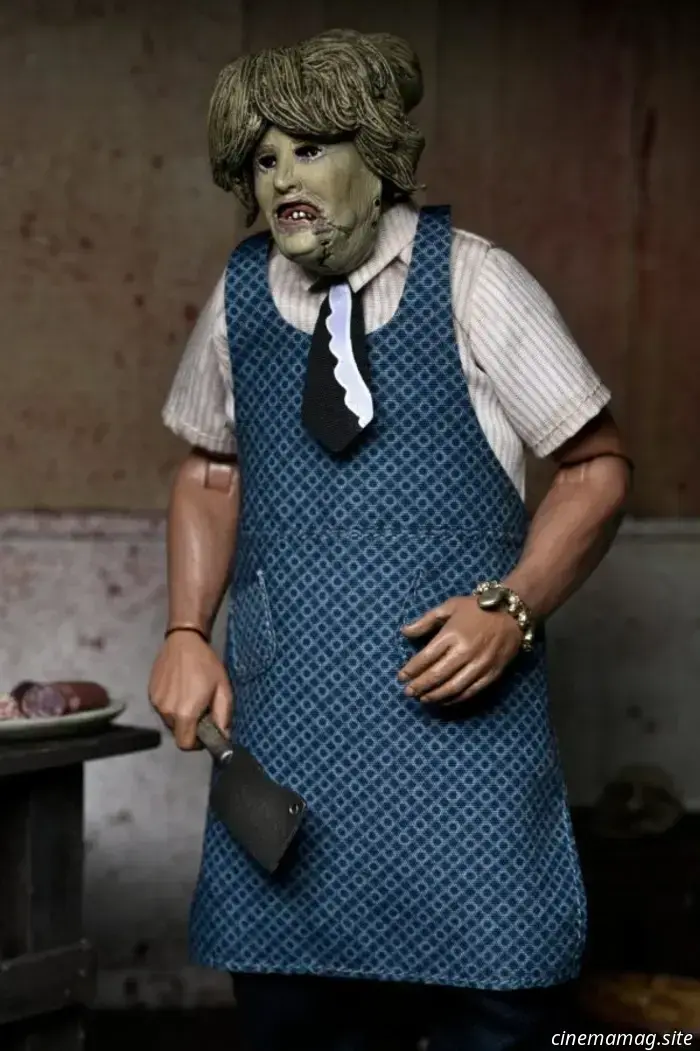 NECA introduces new figures of Leatherface from the Texas Chain Saw Massacre.