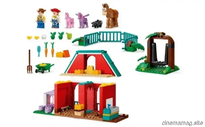 LEGO Disney История игрушек 5 Набор ранчо Блейза раскрыт