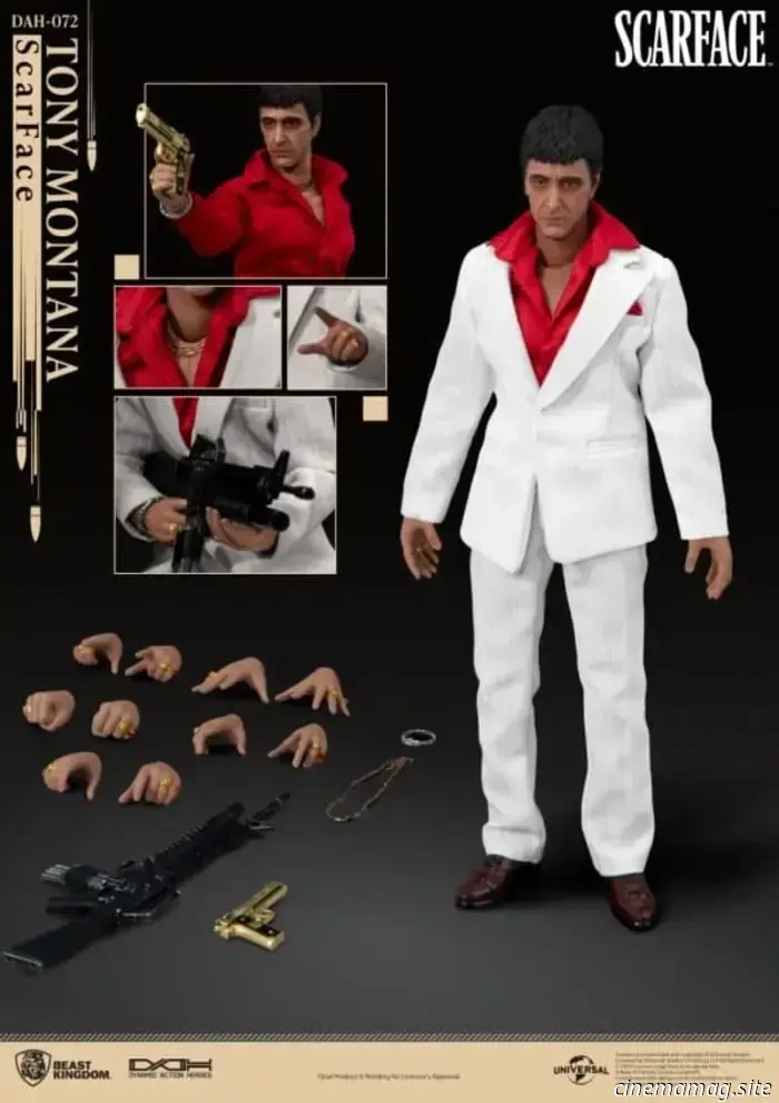 Beast Kingdom has revealed the Dynamic Action Heroes figure of Scarface's Tony Montana.