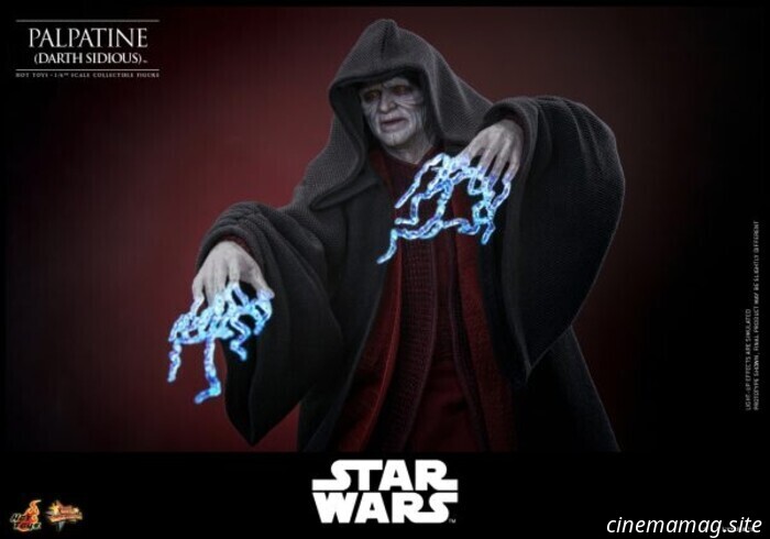 Reveal the Dark Side with Hot Toys' sixth scale figure of Palpatine (Darth Sidious) from Star Wars: Revenge of the Sith.