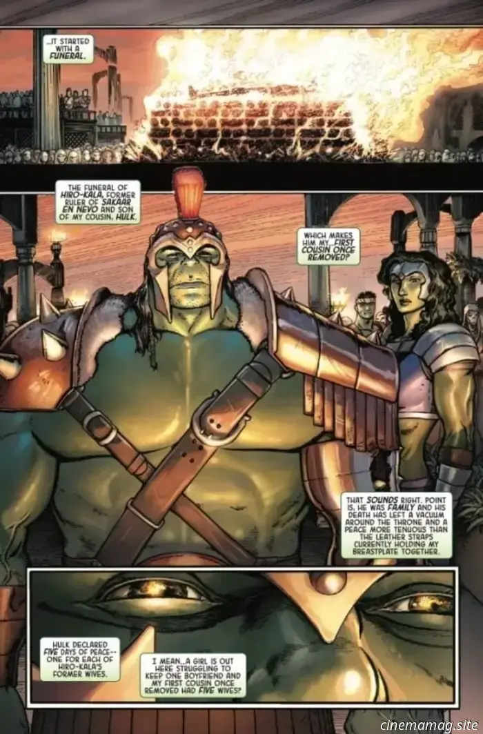 Marvel Comics выпускает Planet She-Hulk №1 в среду, и вы можете заглянуть в официальное превью ниже…

САКААР, ВЕЧЕРИНКА ДЛЯ ОДНОГО! ШЕ-ХАЛК вернулась, и она… застряла на Сакааре?? Являясь ответвлением от хита Джонатана Хикмена — космической эпопеи IMPERIAL, Дженнифер Уолтерс пообещала своему кузену, Халку, присмотреть за планетой Сакаар и её жителями на несколько дней. Но прошло больше, чем несколько дней, и теперь Ше-Халк отвечает за поддержание мира на планете, охваченной войной! Но Дженнифер — ОЧЕНЬ другой Халк, чем тот, который когда-то сокрушил Сакаар до покорности… справится ли она с этой задачей?

Planet She-Hulk №1 поступит в продажу 5 ноября по цене $4.99.
Об Эми Крансвик. Эми Крансвик более десяти лет является частью редакционной и управленческой команды Flickering Myth. У неё есть опыт в издательском деле и в вычитке текстов, и с 2023 года она занимает должность главного редактора FlickeringMyth.com.