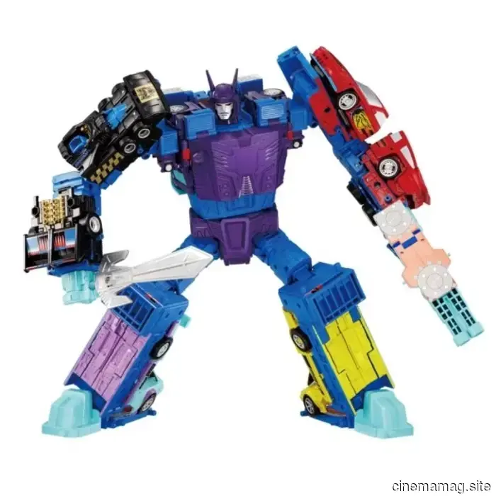 Pre-orders for the Transformers Takara Tomy Menasor and Secret Agent Arcee figures are now available from Hasbro.