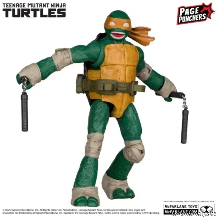 McFarlane Toys has revealed new Teenage Mutant Ninja Turtles Page Punchers figures.
