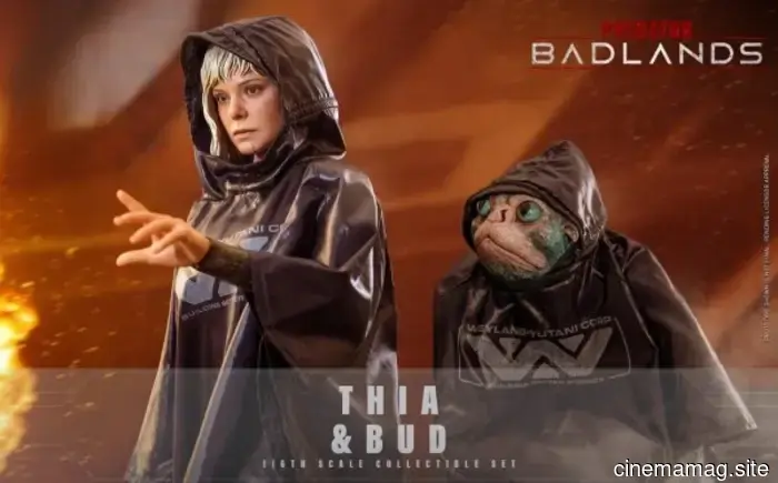 Predator: Badlands Thia y Bud conjunto de figuras de acción de sexta escala revelado por Hot Toys