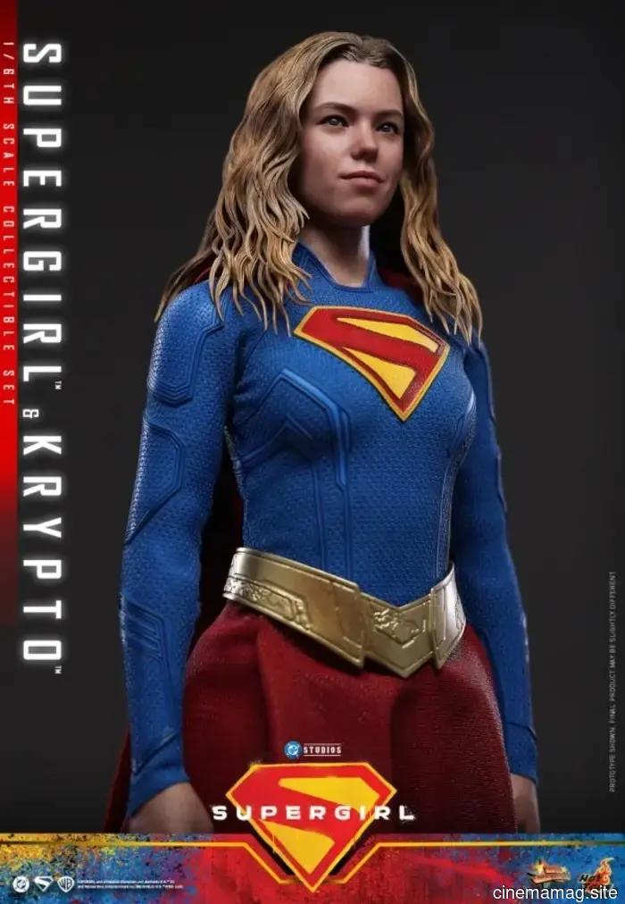 Hot Toys lanza el set de figuras de acción coleccionables de Supergirl y Krypto a escala sexta.