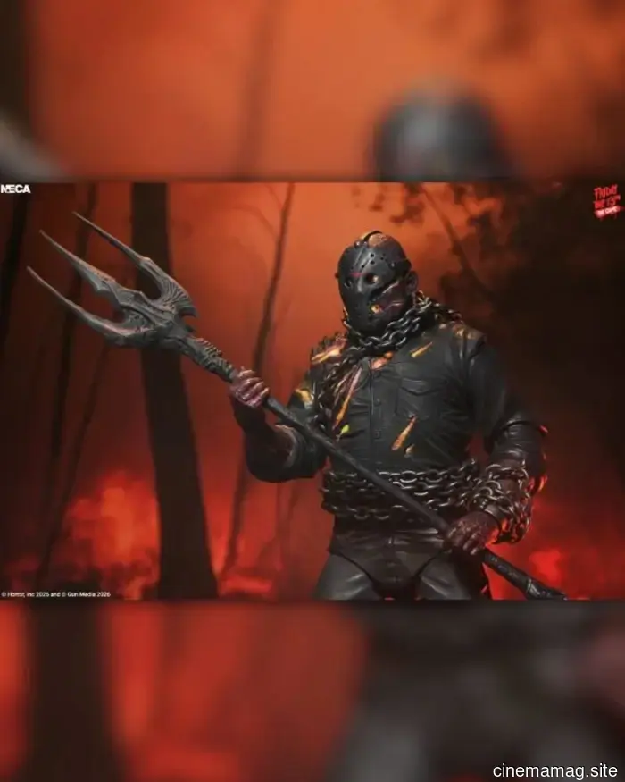 Пятница, 13-е: Ultimate Savini Jason фигурка действия из игры, выпущенная NECA