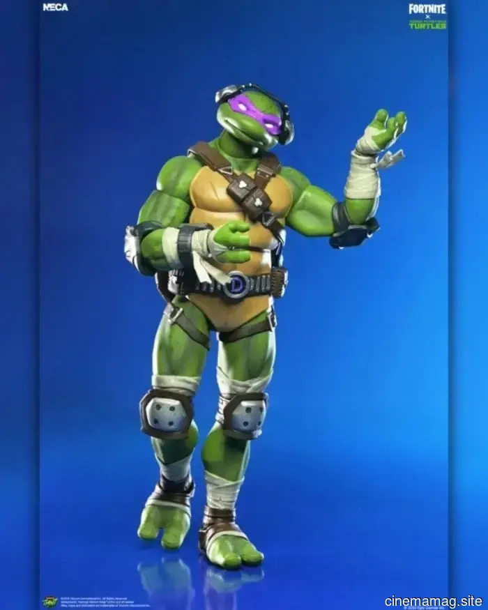 Donatello and Michelangelo are set to be added to NECA's action figure collection that features Fortnite and Teenage Mutant Ninja Turtles.