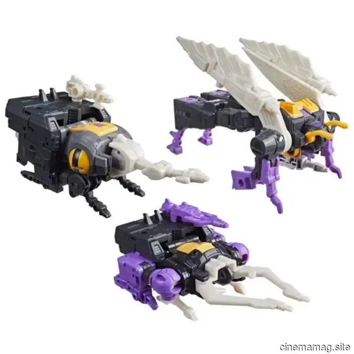 Hasbro has unveiled the Studio Series versions of Starscream, Prowl, and the Insecticons from The Transformers: The Movie.
