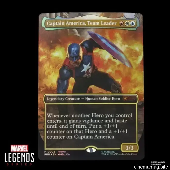 Marvel Super Heroes collide with Magic: The Gathering in a new lineup of mash-up figures from the Marvel Legends Series.