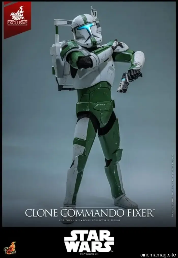 Star Wars: La figura de sexta escala del Clone Commando Fixer de Republic Commando revelada por Hot Toys