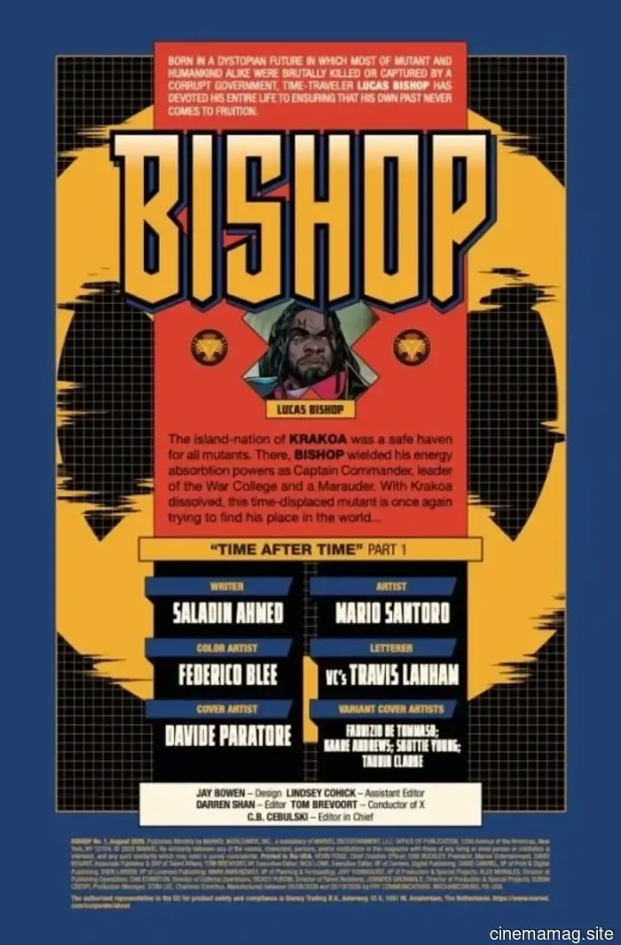 Vista previa del cómic – Bishop #1