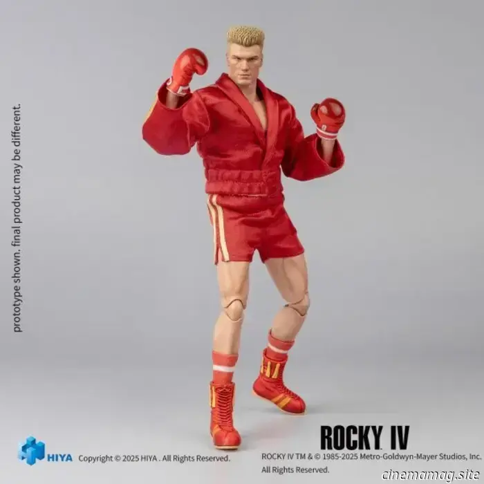 Ivan Drago si unisce alla linea di action figure Rocky Exquisite Super Series di Hiya Toys.
