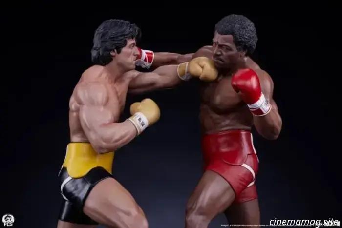 PCS' Rocky III collectible diorama features a showdown between Rocky and Apollo in their personal rematch.