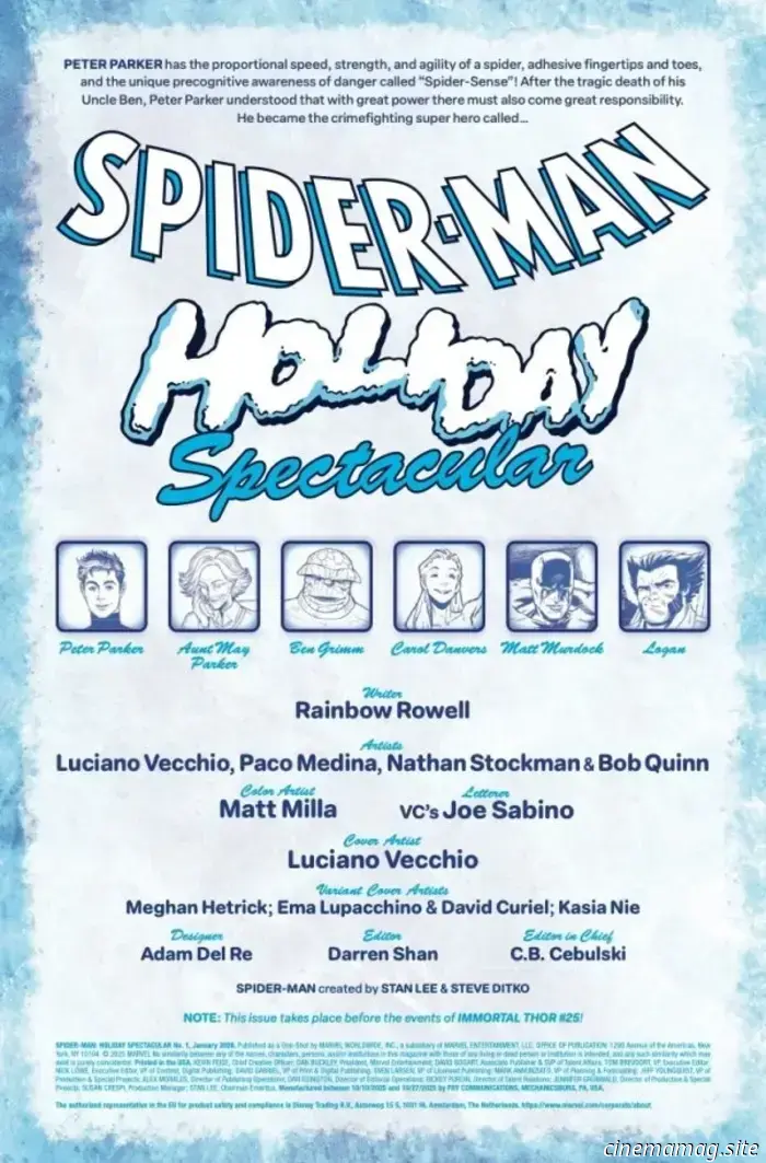 Превью комикса — Человек-паук: Праздничный спектакль №1