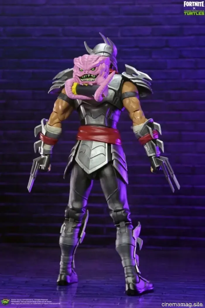 NECA introduces the Shredder action figure from the Fortnite x Teenage Mutant Ninja Turtles collaboration.