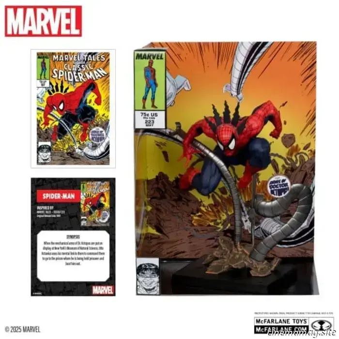 McFarlane presents new sixth scale collectibles of Spider-Man and Deadpool.