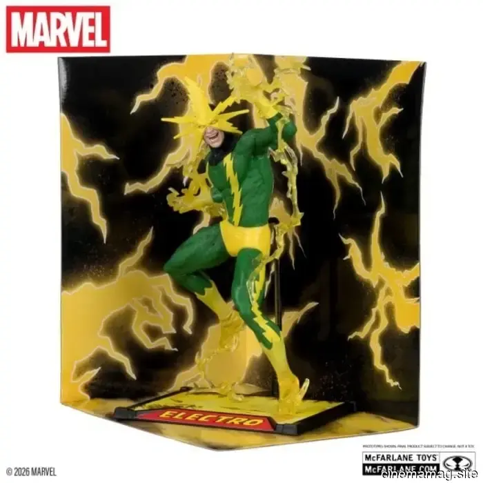 McFarlane Toys has revealed Marvel collectibles of Deadpool and Electro.