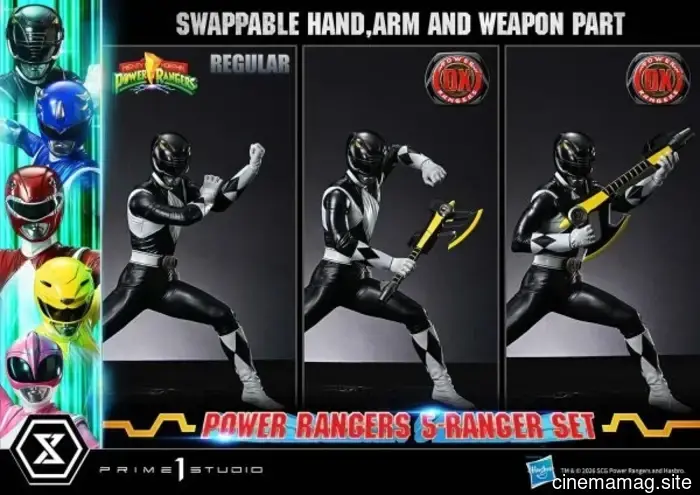 Prime 1 Studio has revealed the Mighty Morphin Power Rangers 5-Ranger Premium Masterline Series collectible set.