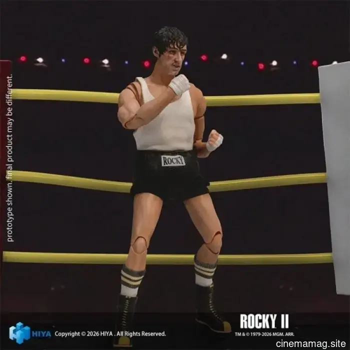 Hiya Toys has unveiled the figure from the Rocky II Exquisite Super Series Collection.
