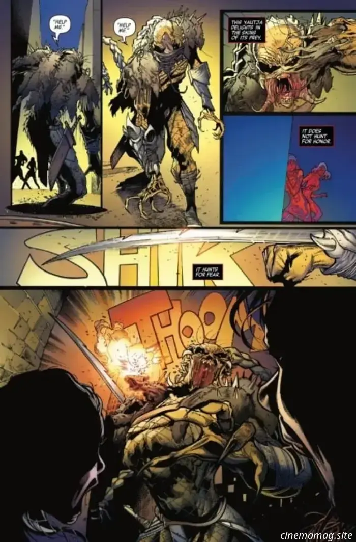 Avance de cómic - Depredador vs. Spider-Man #4