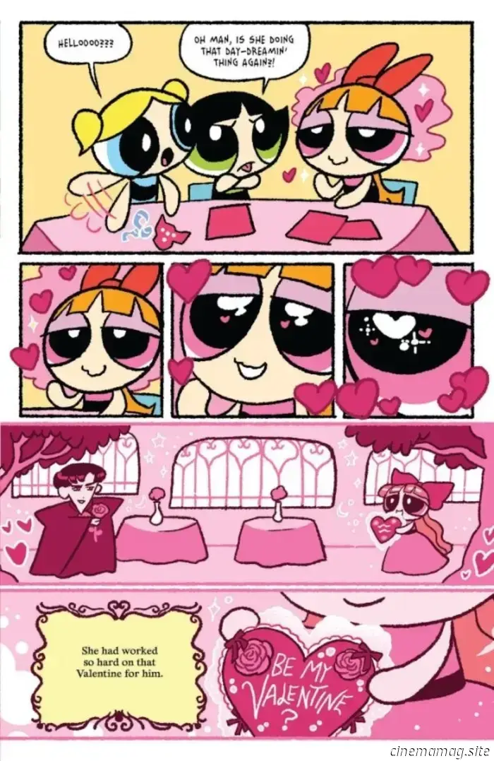 The Powerpuff Girls Valentine's Mwah Mwah Kissy Face Special #1 - Comic Book Sneak Peek