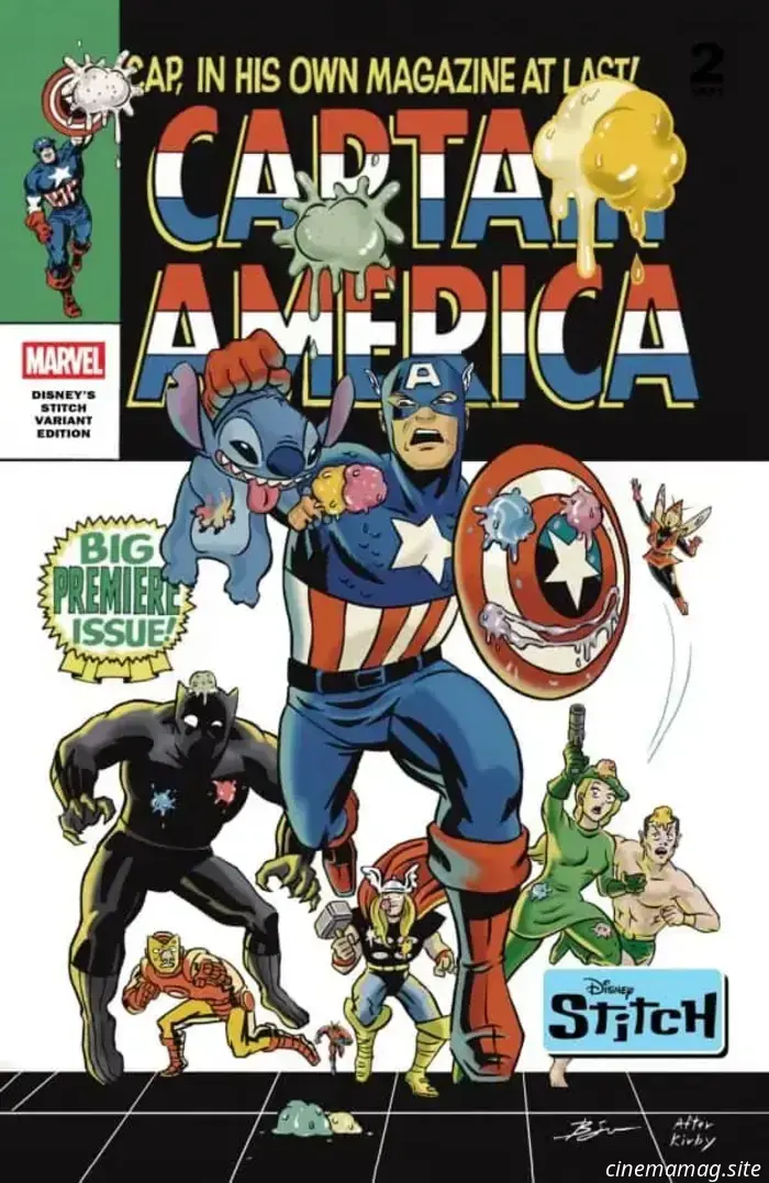 Stitch de Disney irrumpe en el Universo Marvel en nuevas portadas variantes