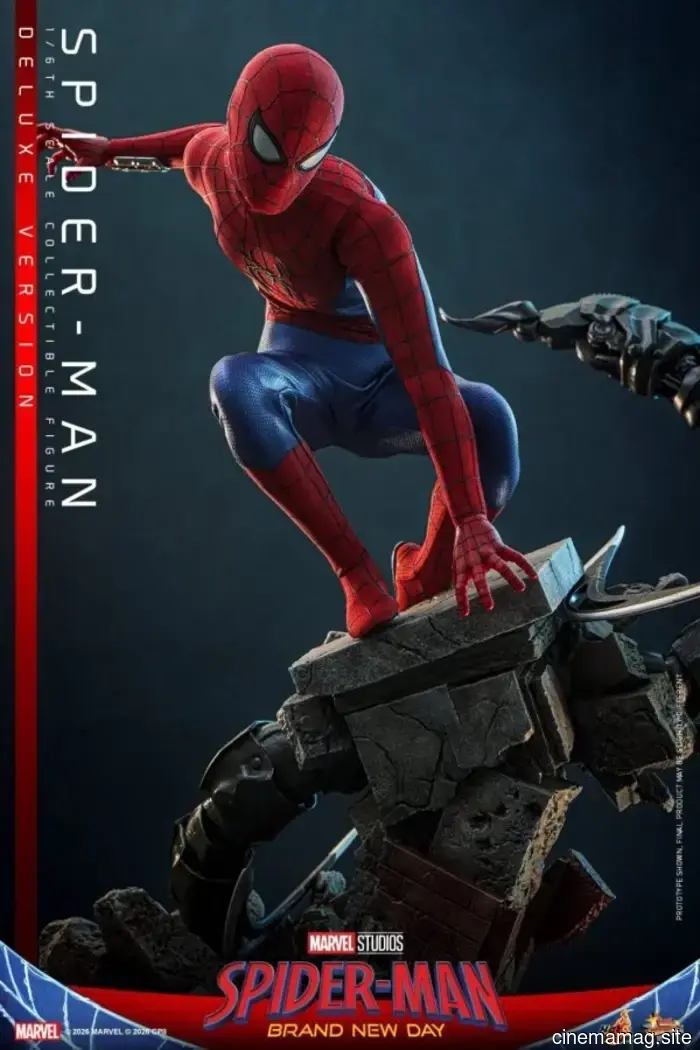Spider-Man: Brand New Day figura de sexta escala presentada por Hot Toys
