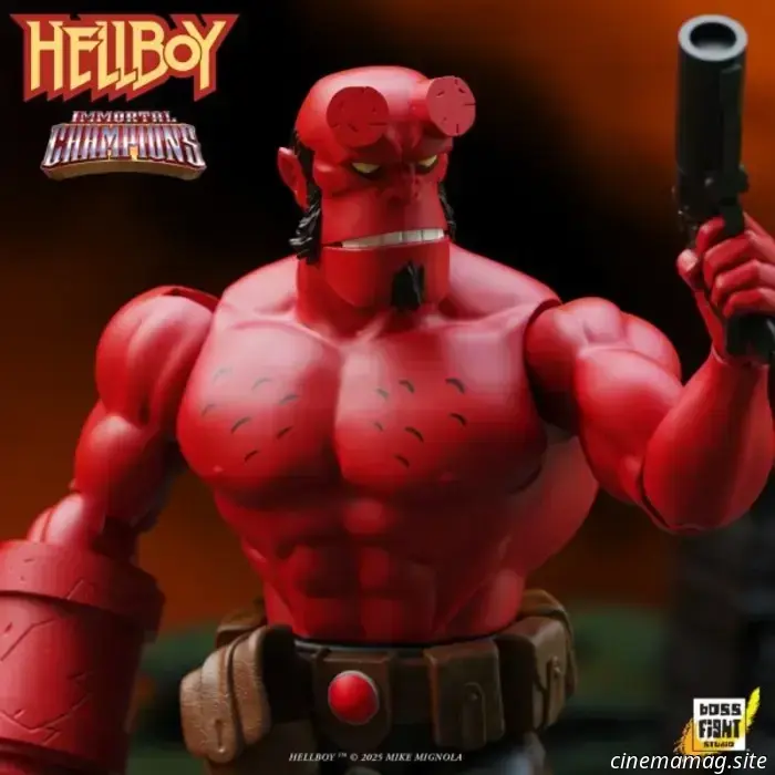 Hellboy becomes part of Boss Fight Studio's Immortal Champions action figure series.