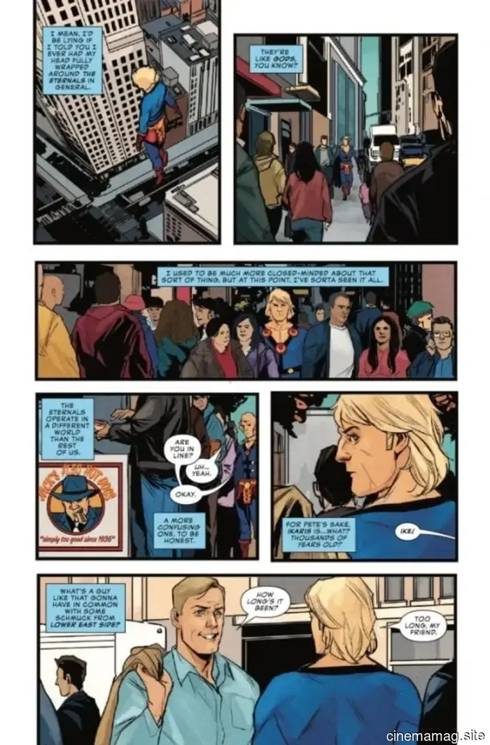 Vista previa del cómic – Especial del 50 aniversario de Eternals #1