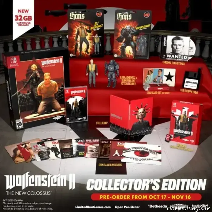 Wolfenstein II: The New Colossus opens pre-orders for physical editions on Nintendo Switch.
