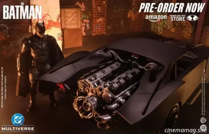 McFarlane Toys выпускает Бэтмобиль The Batman из линейки DC Multiverse.